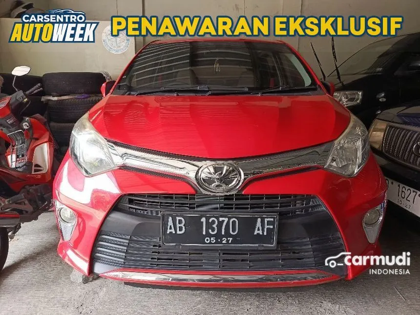 Jual Mobil Toyota Calya 2017 G 1.2 di Yogyakarta Manual MPV Merah Rp 118.000.000