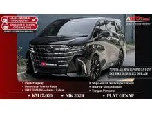 2024 Toyota Alphard 2.5 G (Premium Color) MPV KM 17.000 Toyota All New Alphard 2.5 G CVT CKD NIK 2024 Tgn 1 Dr Br Black On Black