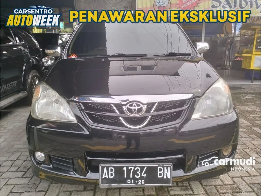 Jual Mobil Toyota Avanza 2010 G 1.3 di Yogyakarta Manual MPV Hitam Rp 90.000.000