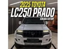 2025 Toyota Land Cruiser Prado 2.8 Kakadu SUV White on Black LC250 LC 250 Diesel Putih
