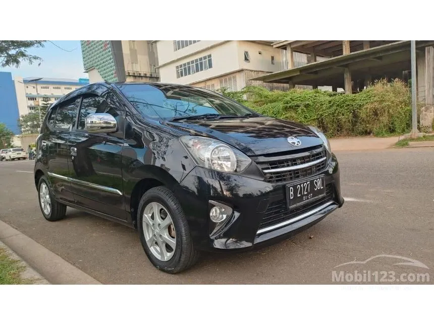 Jual Mobil Toyota Agya 2016 G 1.0 di Jawa Barat Manual Hatchback Hitam Rp 98.000.000