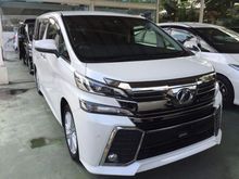 2015 Toyota Vellfire 2.5 Z MPV 7 Seaters Black Interior Unreg
