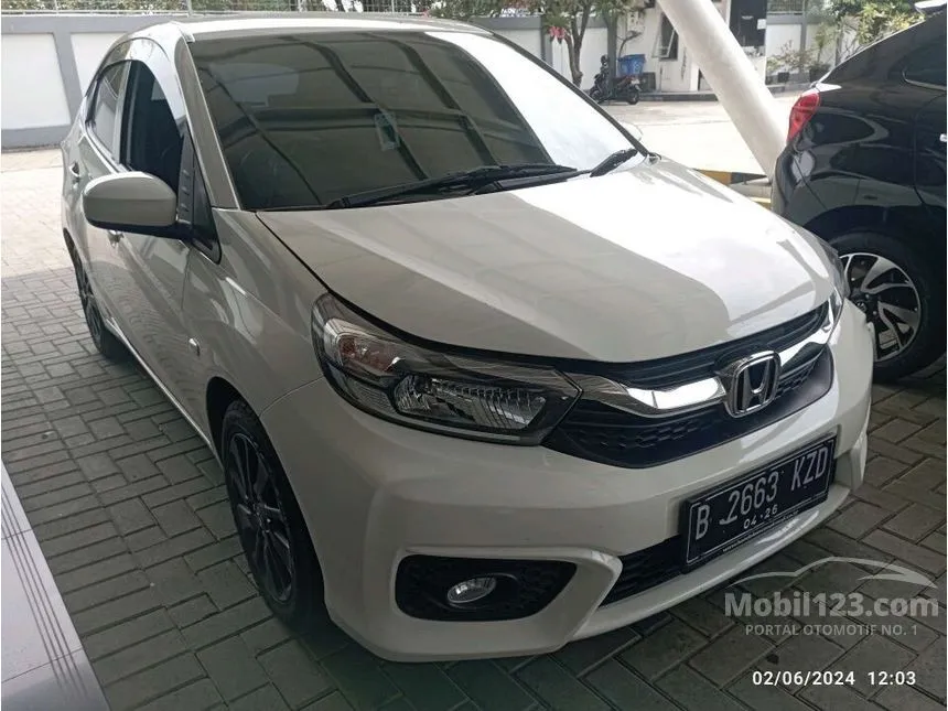 Jual Mobil Honda Brio 2021 E Satya 1.2 di Banten Automatic Hatchback Putih Rp 148.000.000
