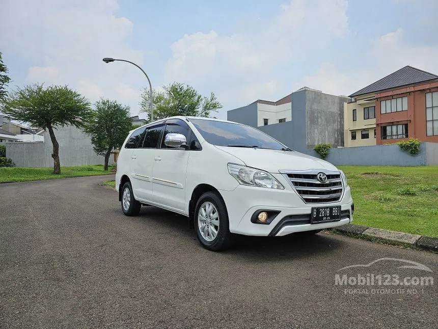 Jual Mobil Toyota Kijang Innova 2014 G 2.5 di Banten Automatic MPV Putih Rp 215.000.000