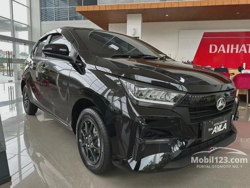 Jual Mobil Daihatsu Ayla 2023 R ADS 1.2 di Banten Automatic Hatchback Hitam Rp 190.800.000