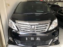 Alphard X CBU 2013 Hitam Tangan1 Sunroof Jok Kulit Istimewa Spt Baru