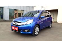 2016 Honda Mobilio 1.5 E MPV biru siap pakai pajak panjang