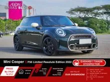 2022 MINI Cooper 2.0 S Resolute Edition 3 Door Hatchback F56 Odo 10 Rb (ANTIK) LIKE NEW TDP Minim