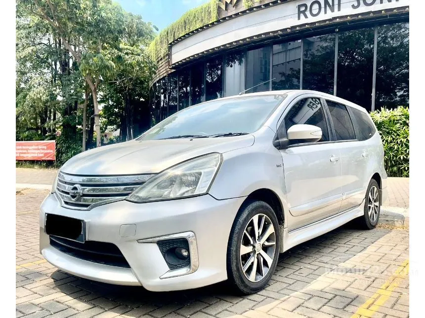 Jual Mobil Nissan Grand Livina 2014 Highway Star Autech 1.5 di Banten Automatic MPV Silver Rp 89.500.000