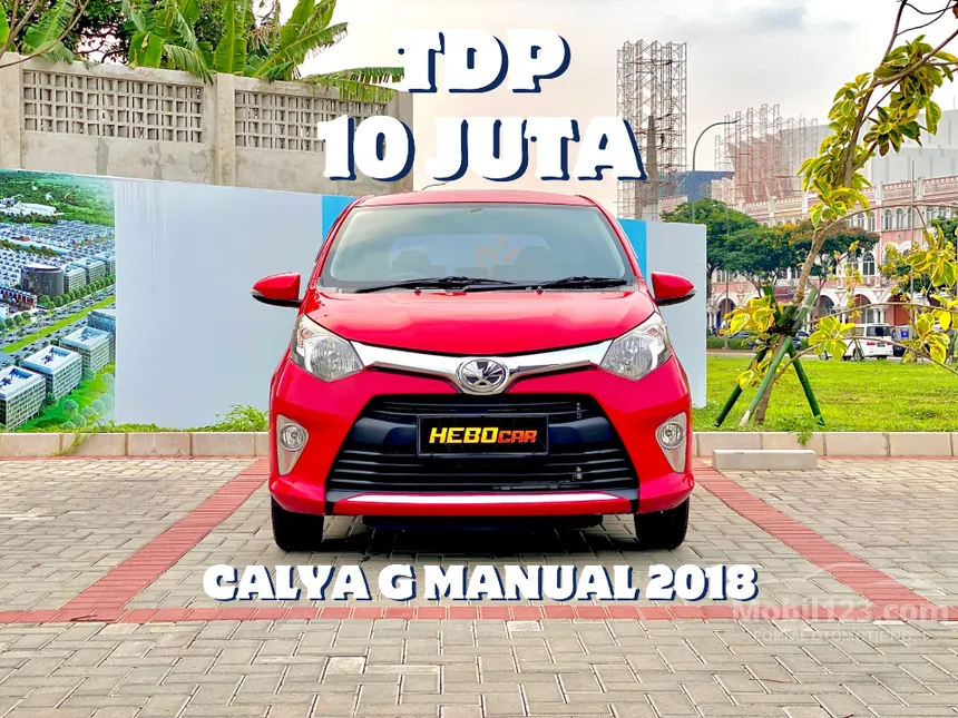 Jual Mobil Toyota Calya 2018 G 1.2 di Banten Manual MPV Merah Rp 115.000.000
