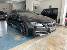 2012 BMW 640i 3.0 F06 Gran Coupe 4 door black on brown