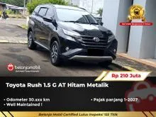 2022 Toyota Rush 1.5 G SUV AT Hitam Metalik 2022/2023 [ GARANSI 5TH ]