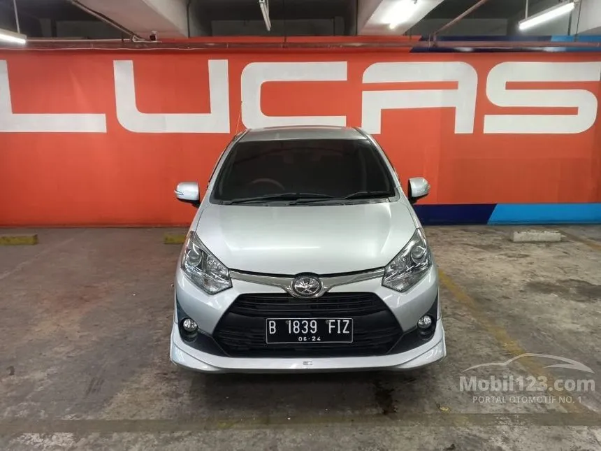 Jual Mobil Toyota Agya 2019 TRD 1.2 di Jawa Barat Manual Hatchback Silver Rp 126.000.000