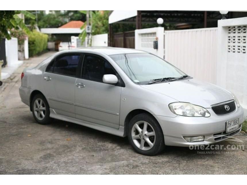 Toyota Corolla Altis 2001 E 1 8 In กร งเทพและปร มณฑล Automatic Sedan ส เง น For 200 000 Baht 3035661 One2car Com