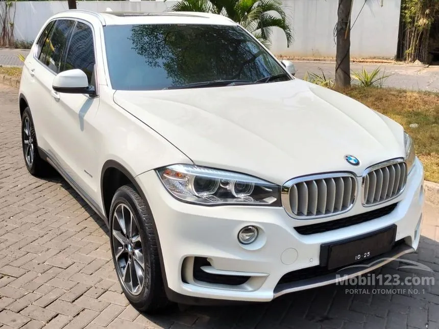 Jual Mobil BMW X5 2015 xDrive35i xLine 3.0 di Banten Automatic SUV Putih Rp 485.000.000