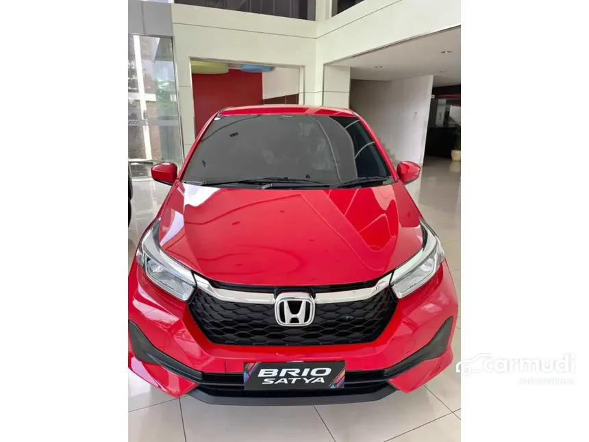 Jual Mobil Honda Brio 2024 E Satya 1.2 di Jawa Barat Manual Hatchback Merah Rp 169.800.000