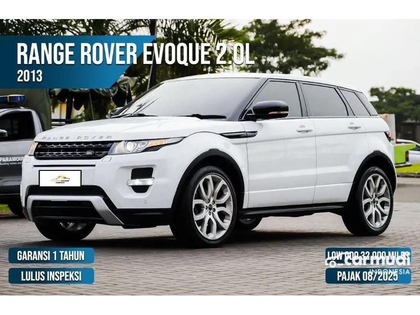 Jual Mobil Land Rover Range Rover Evoque 2013 Dynamic Luxury Si4 2.0 di Banten Automatic SUV Putih Rp 345.000.000