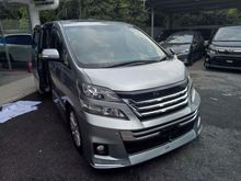2012YR TOYOTA VELLFIRE ZG 2.4 WITH AERO TOURER MODELISTA BODY KIT