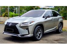 2018 Lexus RX300 2.0 F-Sport SUV ATPM Abu-Abu Metalik, KM 10RIBUAN ASLI ANTIK, SERVICE RECORD, MULUS SEPERTI BARU, NO PR LANGSUNG ANGKUT