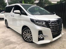 2017 Toyota Alphard 2.5 G S C Package MPV 2.5 SC SUNROOF (UNREGISTERED)