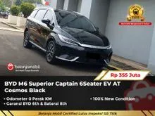2025 BYD M6 0.0 Superior Captain 6-seater MPV EV AT Cosmos Black NIK 2025