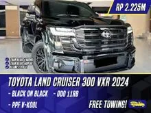 2024 Toyota Land Cruiser 3.3 300 VX-R SUV Black Hitam LC LC300 VXR 300VXR