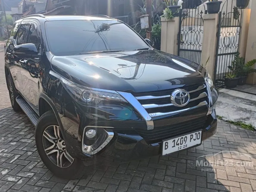 Jual Mobil Toyota Fortuner 2018 G 2.4 di DKI Jakarta Automatic SUV Hitam Rp 390.000.000