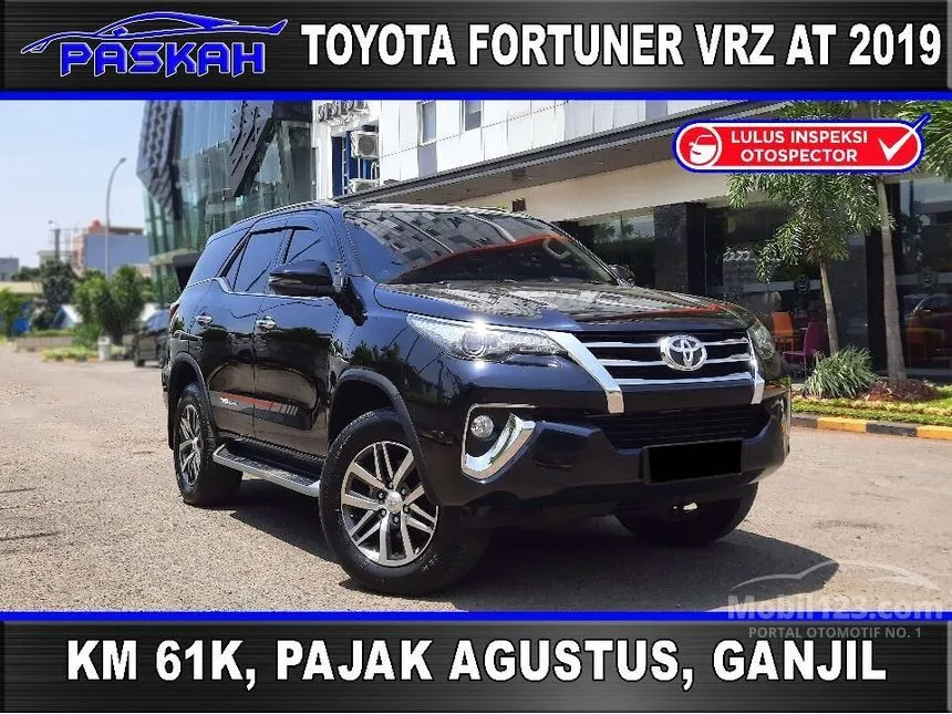 Jual Mobil Toyota Fortuner 2019 VRZ 2.4 di DKI Jakarta Automatic SUV Hitam Rp 374.500.000