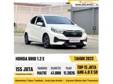 2023 Honda Brio 1.2 Satya E Hatchback Matic Putih Kondisi Siap Pakai Bergaransi Harga Murah
