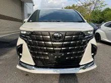 2023 Toyota Alphard 2.5 Z MPV GRED 5A MILLIAGE 4K KM ONLY ORI MODELISTA KIT,MODELISTA EXHAUST,SUN ROOF,DIM,BSM,SAPRE TYRE,DRL MODELISTA