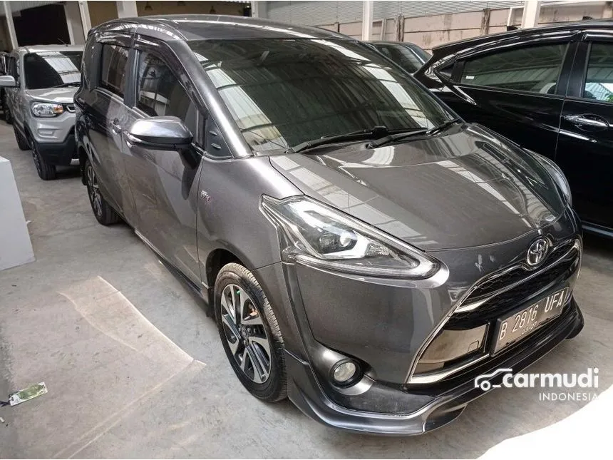 Jual Mobil Toyota Sienta 2017 Q 1.5 di DKI Jakarta Automatic MPV Abu