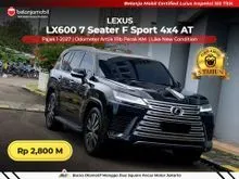 2023 Lexus LX600 LX 600 3.4 SUV 7 Seater F Sport 4x4 AWD 2023 2024 [ODO 1RB PERAK]