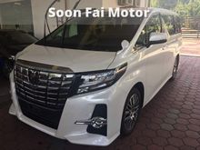 2016 Toyota Alphard 2.5 SC Sun Roof Pilot Seats 2 Power Doors Power Boot UNREGISTERED