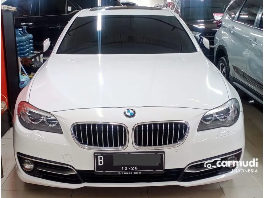 Jual Mobil BMW 528i 2014 Luxury 2.0 di Banten Automatic Sedan Putih Rp 368.000.000