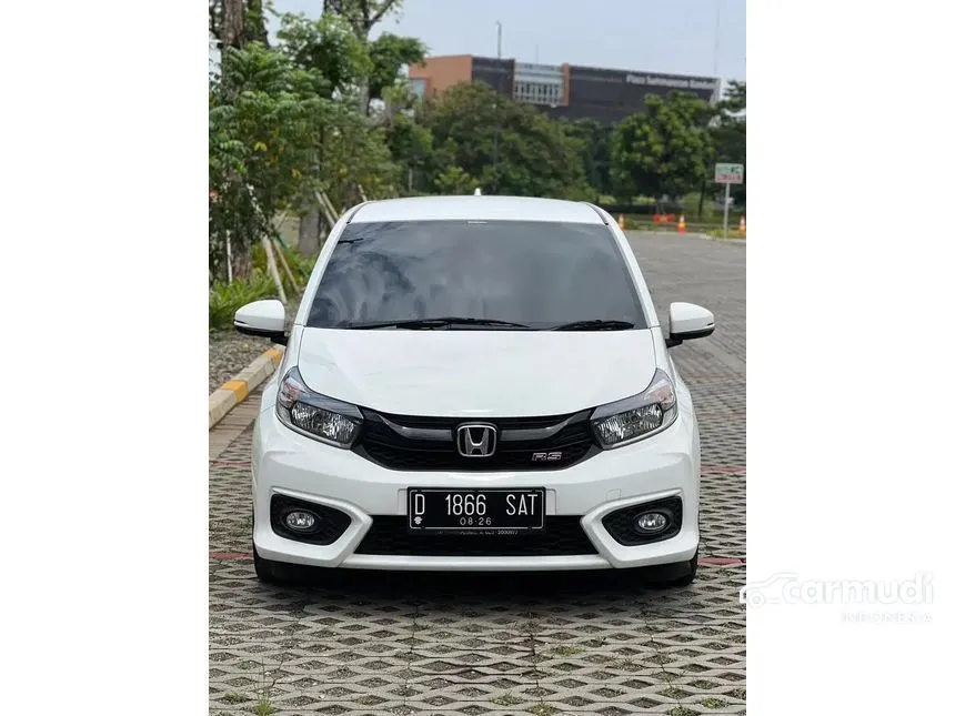 Jual Mobil Honda Brio 2021 RS 1.2 di Jawa Barat Automatic Hatchback Putih Rp 185.000.000