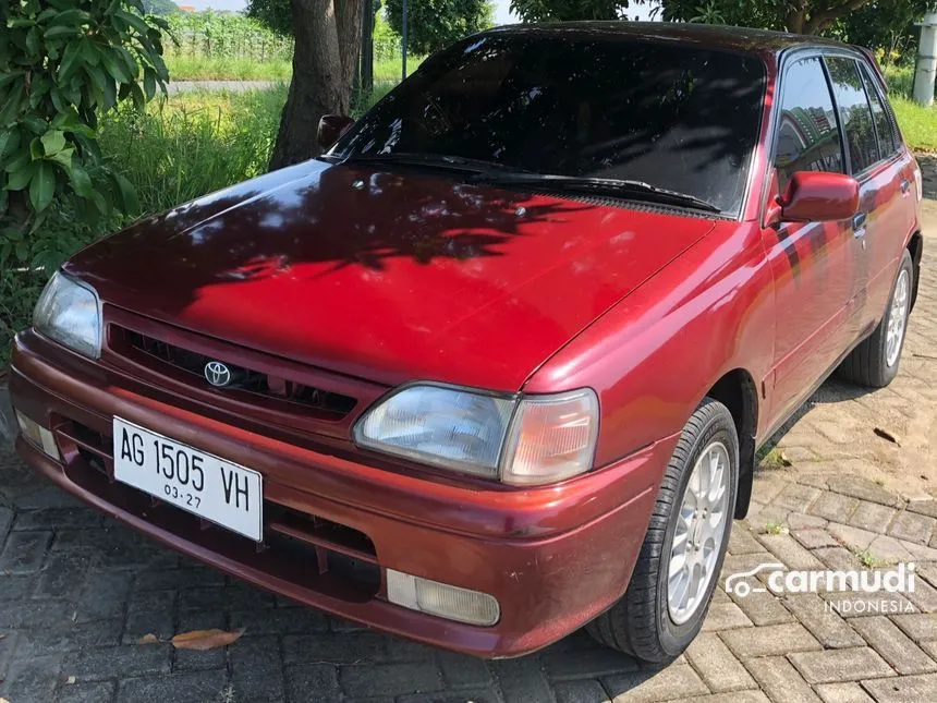Jual Mobil Toyota Starlet 1994 1.3 di Jawa Timur Manual Hatchback Marun Rp 41.500.000