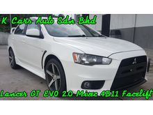 2013 Mitsubishi Lancer GT EVO X 2.0 MIVEC 4B11 FACELIFT FULL LOAN