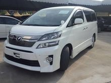 2013 TOYOTA VELLFIRE 2.4(A) ** 2 POWER DOOR ** BLACK INTERIOR ** MEMORY SEAT ** GENUINE TRUSTED DEALER * CALL GET BETTER DEAL *