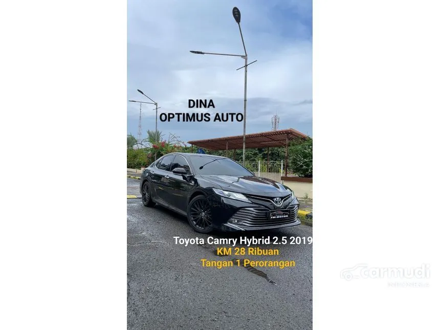 Jual Mobil Toyota Camry Hybrid 2019 HV 2.5 di Banten Automatic Sedan Hitam Rp 485.000.000