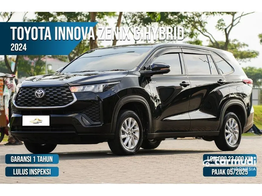 Jual Mobil Toyota Kijang Innova Zenix 2024 G HV (Premium Color) 2.0 di Banten Automatic MPV Hitam Rp 369.000.000