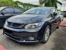(LOW MILEAGE )2015 Honda Civic 1.8 S i-VTEC Sedan (TIP TOP CONDITION ) (NO HIDDEN FEES)
