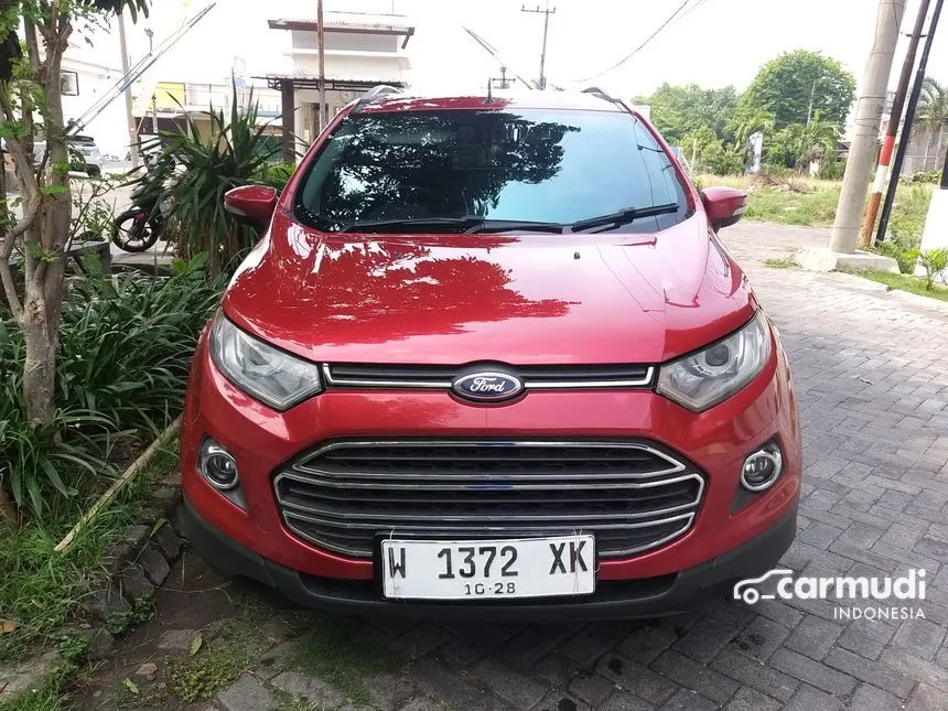 Jual Mobil Ford EcoSport 2014 Titanium 1.5 di Jawa Timur Automatic SUV Merah Rp 125.000.000