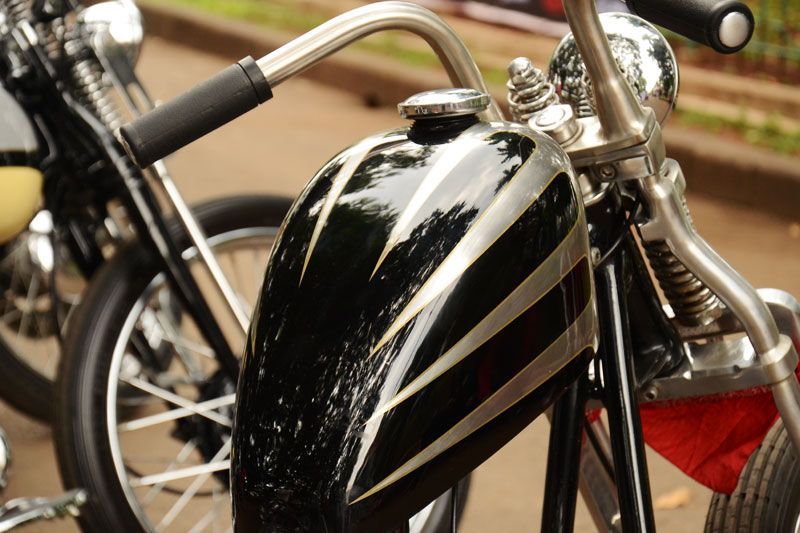 Omesh Rela Modifikasi Harley-Davidson Demi Buah Hati