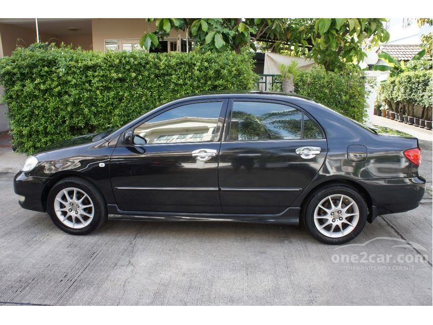 Altis 2004 Toyota Corolla Altis 2004 หน้าหมู (ปี 01-07) E 1.8 เกียร์อัตโนมัติ สีดำ ...
