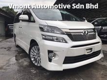 2013 Toyota Vellfire 2.4 ZG MPV (QUALITY ASSURANCE) (CALL FOR BEST PRICE)