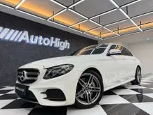 2020 Mercedes-Benz E350 2.0 AMG EQ Boost Sedan [Km7.000] Reg 2021 White On Black Panoramic Sunroof PBD Free Service 5Thn #AUTOHIGH #BEST DEAL