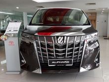 2018 Toyota Alphard 2.5 X astra atpm ready warna graphit dan putih