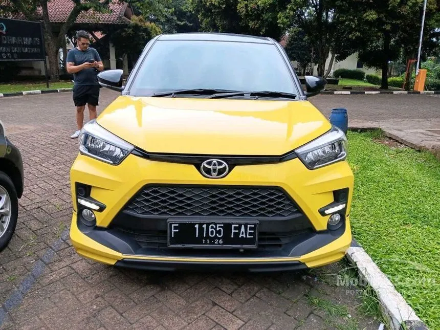 Jual Mobil Toyota Raize 2021 GR Sport 1.0 di DKI Jakarta Automatic Wagon Kuning Rp 203.000.000