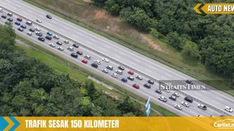 Trafik Sesak 150 Kilometer Dari Rawang Ke Gopeng