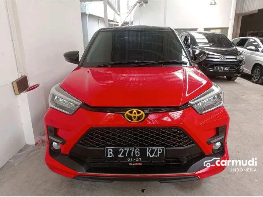Jual Mobil Toyota Raize 2021 GR Sport 1.0 di Banten Automatic Wagon Merah Rp 217.000.000